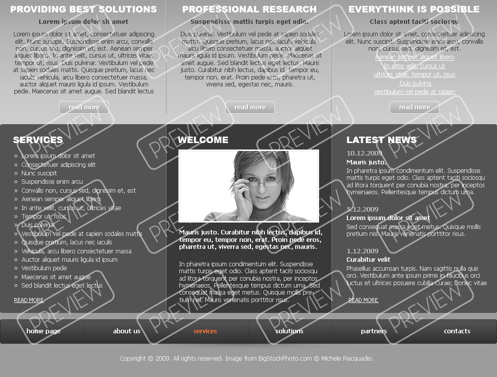Download Web Template Business Consultancy